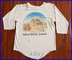 Vtg Vintage 80s 1981 Grateful Dead Go To Heaven European Tour Shirt L Large Grateful Dead Shirt