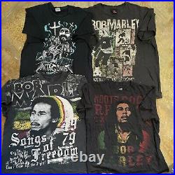 104Pc RETRO Vtg NEW ERA Music Band T-Shirt Lot Grateful Dead Nirvana Iron Maiden