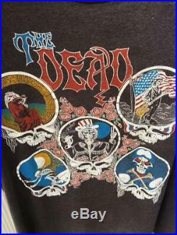 1970-1980s Grateful Dead vintage T-shirt size L Made in USA free shipping rare