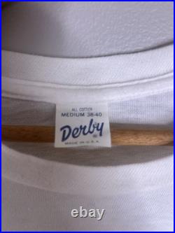 1972 Mushroom Grateful Dead LSD Sick Rare Single Stitch Made in USA White Shirt