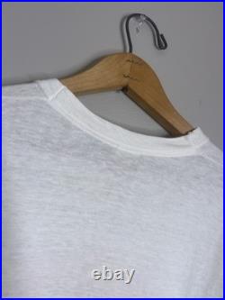 1972 Mushroom Grateful Dead LSD Sick Rare Single Stitch Made in USA White Shirt