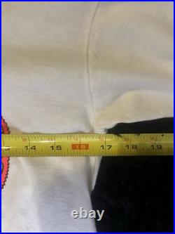 1972 Mushroom Grateful Dead LSD Sick Rare Single Stitch Made in USA White Shirt