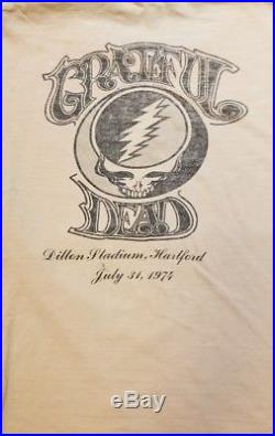 1974 Dillon Stadium Vintage grateful dead t shirt