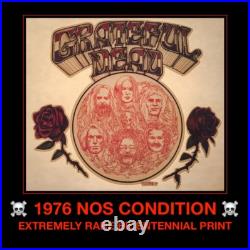 1976 Grateful Dead Jerry Garcia Keith Donna Concert rock art VTG t-shirt iron-on