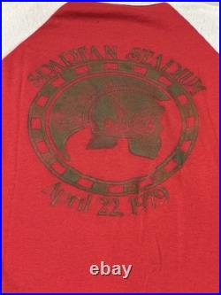 1979 Grateful Dead Spartan Stadium Vintage Tour Shirt Brent's First Show