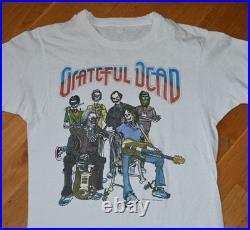 1980's GRATEFUL DEAD vtg original 1987 Concert Tour tee shirt (L) Jerry Garcia