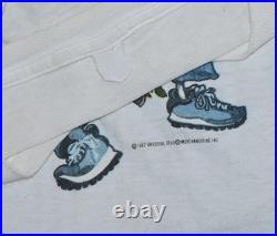 1980's GRATEFUL DEAD vtg original 1987 Concert Tour tee shirt (L) Jerry Garcia