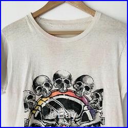 1980s Grateful Dead Vintage Tour Band Concert Tee Shirt 80s Jerry Garcia Phish