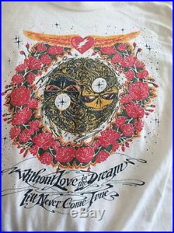 1986 Grateful Dead Jerry Jasper Vintage T shirt Original Authentic Deadhead