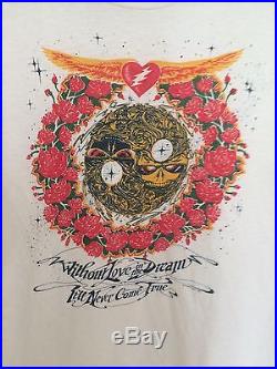1986 Grateful Dead Jerry Jasper Vintage T shirt Original Authentic Deadhead