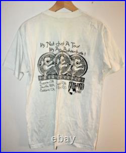 1987 Live Dead 87' The Grateful Dead Eyes of the World T-Shirt Medium Ships Free