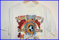 1987 Live Dead 87' The Grateful Dead Eyes of the World T-Shirt Medium Ships Free