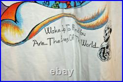 1987 Live Dead 87' The Grateful Dead Eyes of the World T-Shirt Medium Ships Free