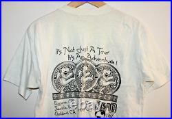 1987 Live Dead 87' The Grateful Dead Eyes of the World T-Shirt Medium Ships Free
