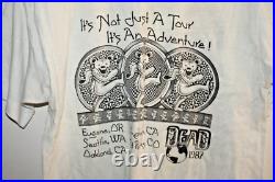 1987 Live Dead 87' The Grateful Dead Eyes of the World T-Shirt Medium Ships Free