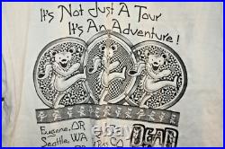 1987 Live Dead 87' The Grateful Dead Eyes of the World T-Shirt Medium Ships Free