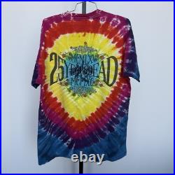 1987 Original Print Vintage Grateful Dead Steal Your Face T-Shirt Tie-Dye XL