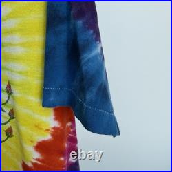 1987 Original Print Vintage Grateful Dead Steal Your Face T-Shirt Tie-Dye XL