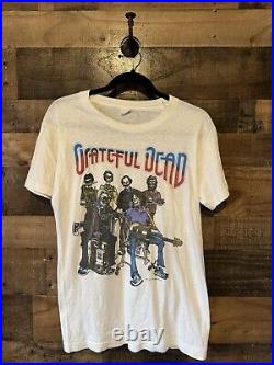 1987 Vintage Grateful Dead T-shirt White, Single Stitch