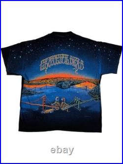 1990 Grateful Dead'Dead Set' AOP Vintage T-Shirt