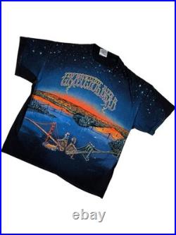 1990 Grateful Dead'Dead Set' AOP Vintage T-Shirt
