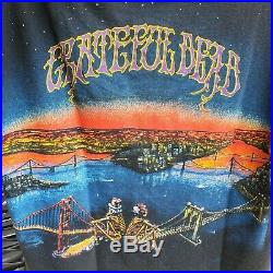 1990 Grateful Dead San Francisco Shirt 90s Mens Large XL Vintage Rare Band Tour