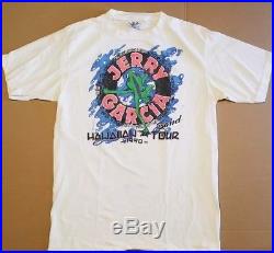 1990 Jerry Garcia Band Hawaiian Tour Vintage grateful dead t shirt