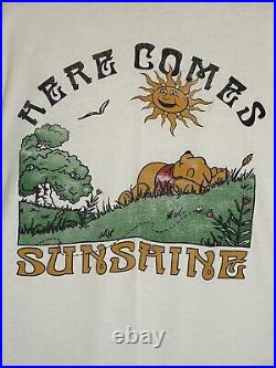 1990s Grateful Dead T-Shirt Men Size XL Winnie the Pooh Here Comes Sunshine