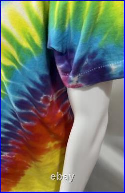1991 Grateful Dead Spring Tour Tie Dye Shirt L Liquid Blue Graphic Vintage 90s