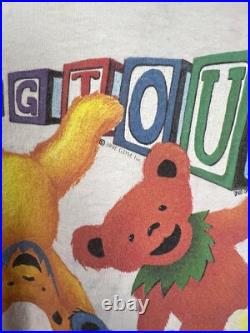 1991 Grateful Dead Spring Tour Tie Dye Shirt L Liquid Blue Graphic Vintage 90s