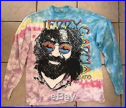 1991 Jerry Garcia Band Long Sleeve tie dye shirt Grateful Dead XL