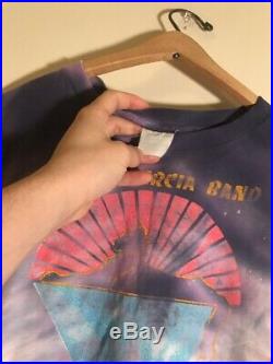 1991 Jerry Garcia Band Triple Logo Grateful Dead Fall Tour Tee Shirt VTG Size L