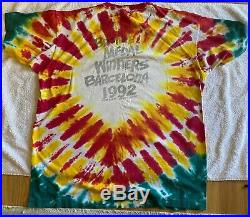 1992 Grateful Dead Lithuania basketball original T-shirt Olympics tie-dye XL