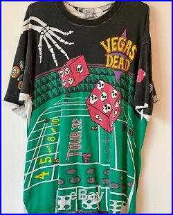 1992 Grateful Dead Vegas Dead Casino Vintage Shirt XL