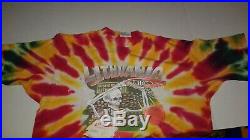 1992 LIQUID BLUE Grateful Dead Shirt Large Lithuania Basketball 1992 Tie Dye