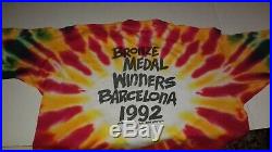 1992 LIQUID BLUE Grateful Dead Shirt Large Lithuania Basketball 1992 Tie Dye