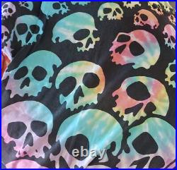 1992 Liquid Blue Grateful Dead multi colored Skulls Pile AOP t shirt