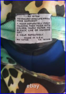 1992 Liquid Blue Grateful Dead multi colored Skulls Pile AOP t shirt