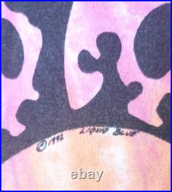 1992 Liquid Blue Grateful Dead multi colored Skulls Pile AOP t shirt