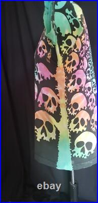 1992 Liquid Blue Grateful Dead multi colored Skulls Pile AOP t shirt