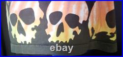 1992 Liquid Blue Grateful Dead multi colored Skulls Pile AOP t shirt
