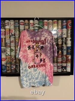 1993 Absolutely Greatful Grateful Dead Absolute Vodka T-Shirt