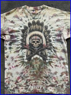 1993 Vintage The Grateful Dead Tie Dye T-Shirt Men's X-Large Fruit Of The Loom
