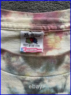 1993 Vintage The Grateful Dead Tie Dye T-Shirt Men's X-Large Fruit Of The Loom