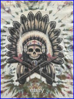 1993 Vintage The Grateful Dead Tie Dye T-Shirt Men's X-Large Fruit Of The Loom