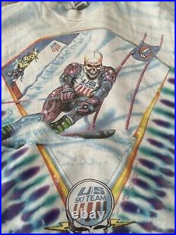1994/95 Vintage Grateful Dead US Ski Team Shirt. Extra Large. Long Sleeves