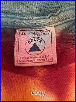 1994 GRATEFUL DEAD SOLDIER FIELD Large Tie Dye Concert T-Shirt Delta USA