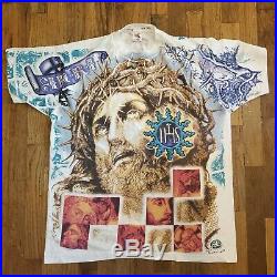 1994 Liquid Blue Jesus Shirt Xl Nicholson Mosquitohead All Over grateful dead