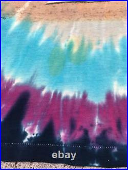 1994 Vintage GRATEFUL DEAD Tie Dye T Shirt Large Single Stitch LIQUID BLUE
