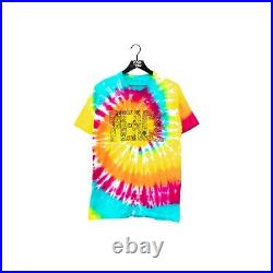 1995 Grateful Dead Peace Tie Dye Bear T-Shirt Size Large